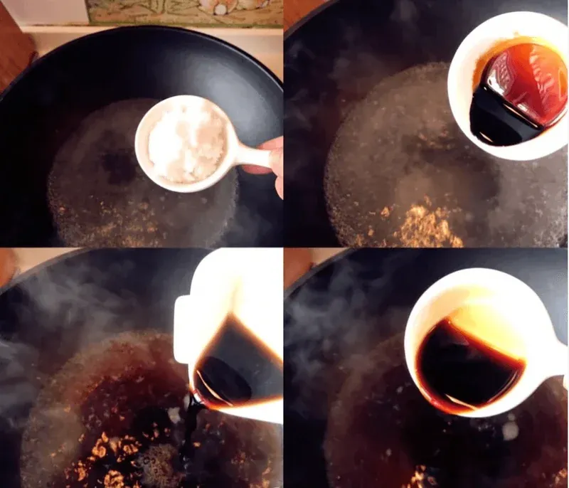 Vinegar sauce preparation