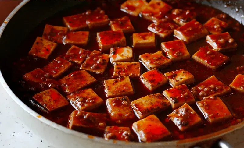 Finished Mapo Tofu