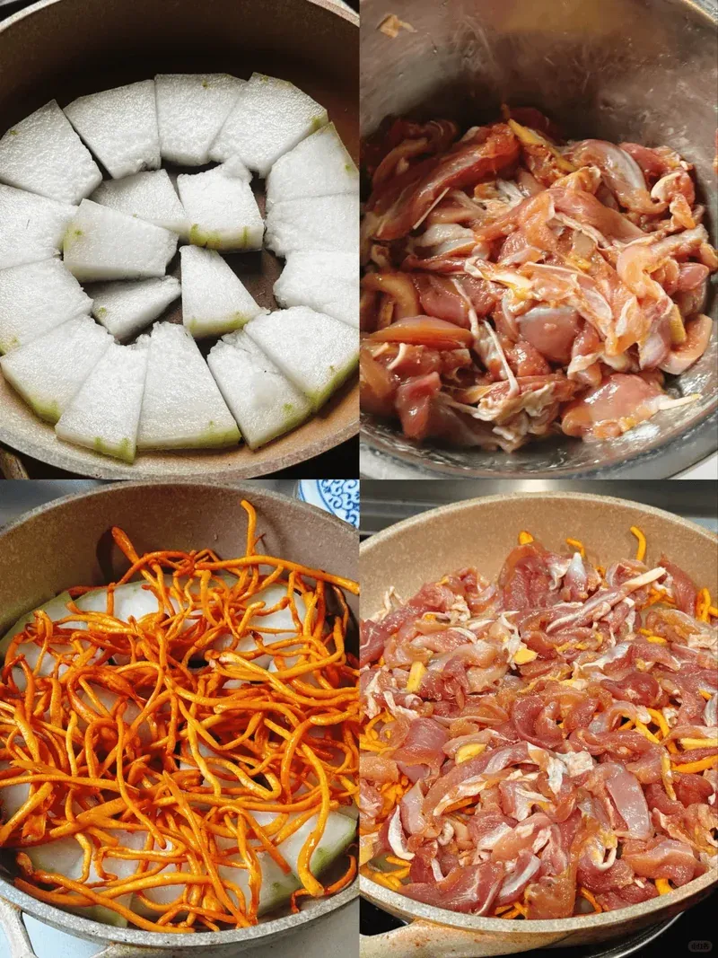 Winter Melon and Cordyceps Flowers